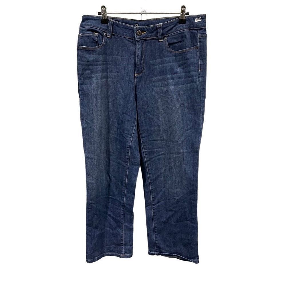 Liz Claiborne Crop Jeans 10 Women’s Dark Wash Pre-Owned [#1553]